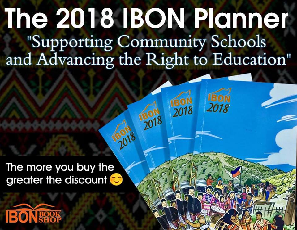 The IBON 2018 Planner: Why Support Community Schools? – IBON Foundation